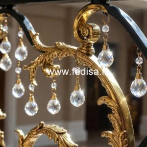 Rich Look Brass Crystal Railings CR-1868