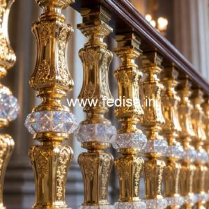 Luxury Home Decor Brass Crystal Railings CR-1880