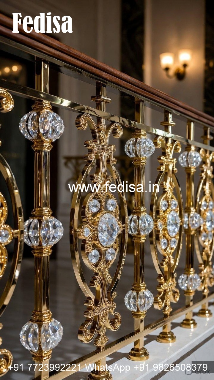 Classic Luxury Brass Crystal Railings CR-1884