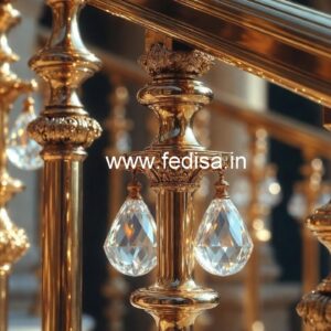 Interior Design Ideas with Brass Crystal Railing CR-1885