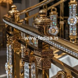Premium Home Brass Crystal Railings CR-1890