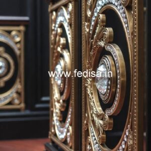 Luxury Staircase Railings with Crystal Brass CR-1891