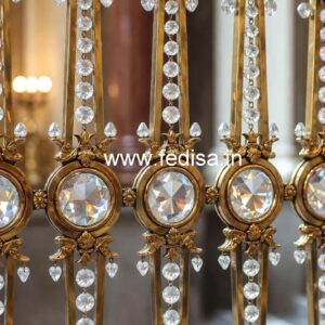 Designer Luxury Crystal Brass Railings CR-1914