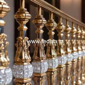 High-End Brass Crystal Railing Concepts CR-1933