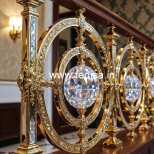 Stylish Brass Crystal Railing Inspiration CR-1940