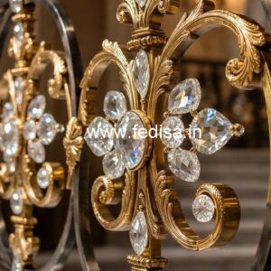 Royal Style Brass Crystal Railings CR-1945