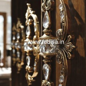 Elegant Brass Crystal Railings for Staircases CR-1948