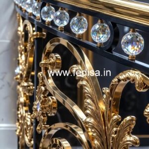 Classic Brass Crystal Staircase Designs CR-1952