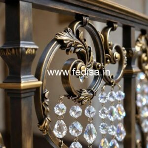 Premium Home Decor Brass Crystal Railings CR-1954