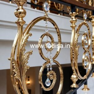 Stylish Brass Crystal Railing Designs CR-1963