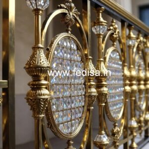 Royal Interior Brass Crystal Railings CR-1964
