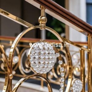 Premium Brass Crystal Railing Trends CR-1990