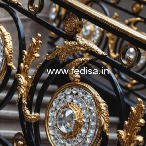 Luxury Brass Crystal Railings for Home Styling CR-2012