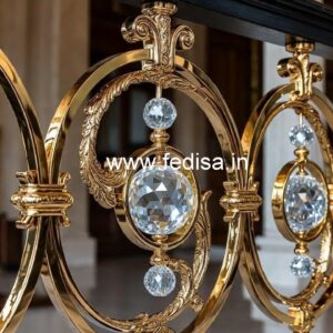 Premium Brass Crystal Railings for Design Ideas CR-2013