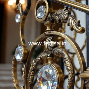 Royal Look Brass Crystal Stair Designs CR-2033