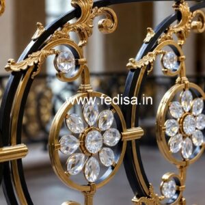 High-Class Brass Crystal Railing Styles CR-2036