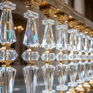 Modern Home Brass Crystal Railing Ideas CR-2042