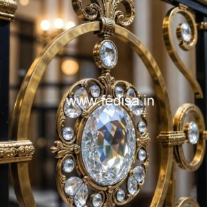 Stylish Brass Crystal Railings for Modern Interiors CR-2046