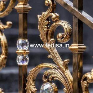 Premium Brass Crystal Staircase Designs CR-2052
