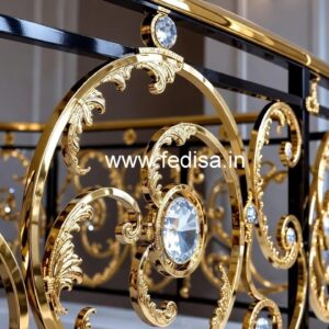 Best Brass Crystal Railings for Luxury Homes CR-2078