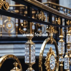 Elegant Brass Crystal Staircase Inspiration CR-2080