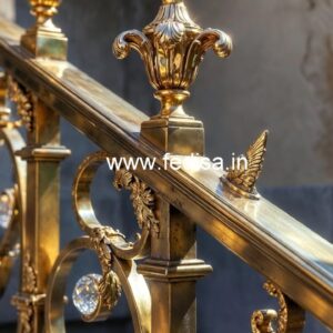 Designer Brass Crystal Railings for Villas CR-2092