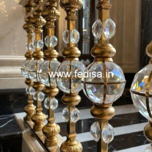 Luxury Brass Crystal Railings for Staircases CR-2097
