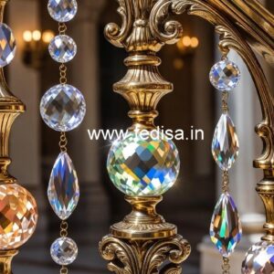 Luxury Brass Crystal Railings for Classic Interiors CR-2115