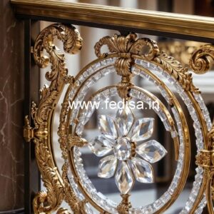 Luxury Brass Crystal Railings for Modern Living CR-2120