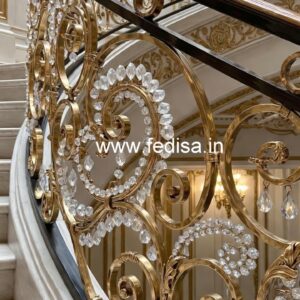 Unique Brass Crystal Railing Concepts CR-2142