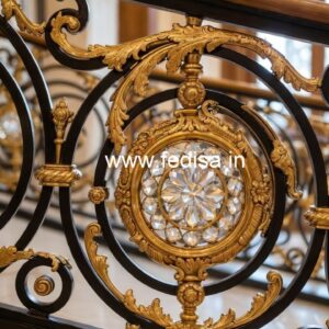 Premium Quality Brass Crystal Railings CR-2153
