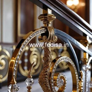 Unique Brass Crystal Staircase Ideas CR-2167