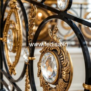 Royal Interior Brass Crystal Railing Ideas CR-2174