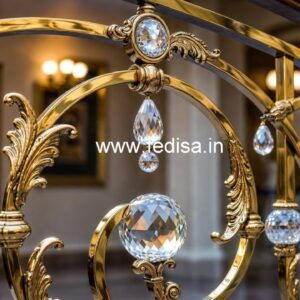 Artistic Crystal Brass Railings CR-2176