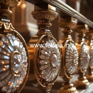Elegant Brass Crystal Designs for Homes CR-2181
