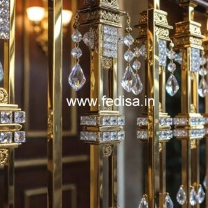 Classic Luxury Brass Crystal Railings CR-2188