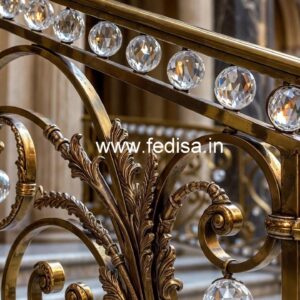 Brass Crystal Railings for Staircases CR-2192