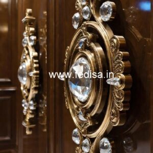 Luxury Staircase Railings with Crystal Brass CR-2195