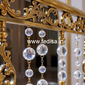 Premium Decorative Brass Crystal Railings CR-2202