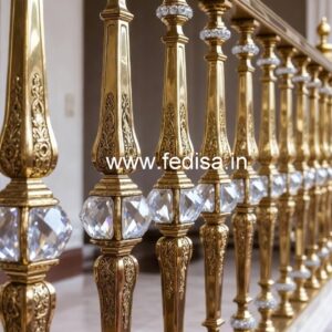 Rich Interior Brass Crystal Railings CR-2217