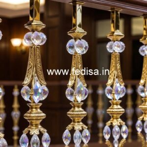 Brass Crystal Railing for Modern Architecture CR-2238