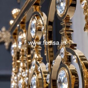 Royal Style Brass Crystal Railings CR-2249