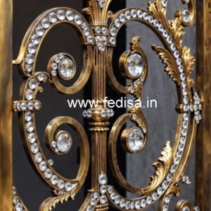 Luxury Brass Crystal Railings for Homes CR-2255