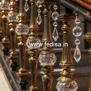 Royal Interior Brass Crystal Railings CR-2268