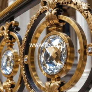 Premium Staircase Brass Crystal Designs CR-2269