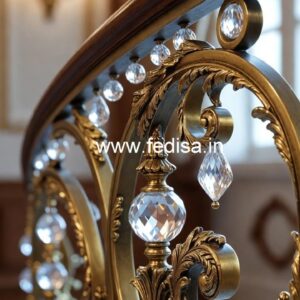 Classic Brass Crystal Railing Inspiration CR-2283