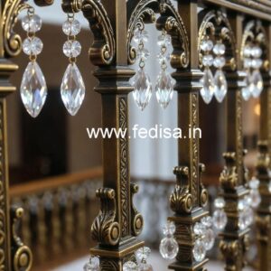 Premium Brass Crystal Railing Trends CR-2294