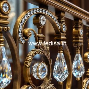 Premium Brass Crystal Railings for Design Ideas CR-2317