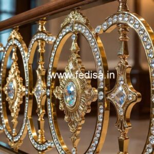 Artistic Brass Crystal Railing Concepts CR-2335