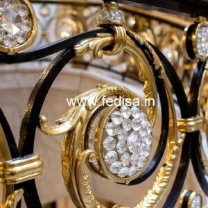 Unique Brass Crystal Staircase Designs CR-2336